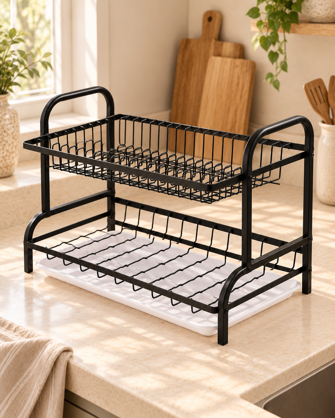 Estante Secador y Organizador de Platos Amarte Home